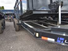 DL 83"x14' 14K w/Telescopic Hoist & 48" Side Dump Trailer Photo Thumbnail 5