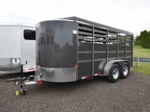 500 ES 6'8"X16' Stock Trailer Photo Thumbnail 1
