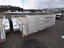 82"x14' w/HD Package & Bi-Fold Ramp Aluminum Utility Trailer Photo Thumbnail 3