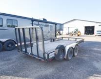 PJ 83"x16' 7K ATV/UTV Trailer w/Side Rail Ramps Photo Thumbnail 3
