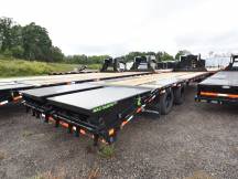 GP 102+27+5' Dove 24K Low-Pro Gooseneck Equipment Trailer Photo Thumbnail 3
