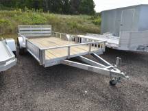 H&H 82x14 Aluminum Utility Trailer Photo Thumbnail 1