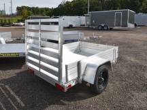 486  Aluminum Utility Trailer w/12" Solid Sides Photo Thumbnail 2