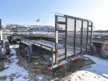 83"x16' Utility Trailer w/Solid Sides Photo Thumbnail 2