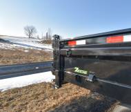 96"x16' Tri-Axle 21K Deckover w/18" Fold-Down Sides Dump Trailer Photo Thumbnail 3
