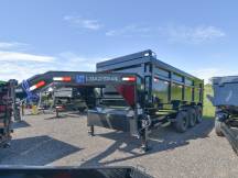 83"x16' 21K w/48" Sides Gooseneck Low-Pro Dump Trailer Photo Thumbnail 2