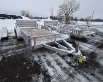 82"x14' w/HD Package, SRR & Bi-Fold Ramp Aluminum ATV/Utility Trailer Photo Thumbnail 2