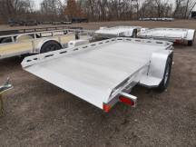 7712H Tilt Aluminum Utility Trailer Photo Thumbnail 2