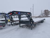 102"x25+5' Dove 16k Low Pro Gooseneck Equipment Trailer Photo Thumbnail 1