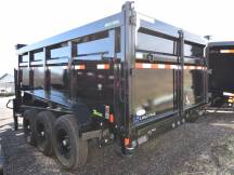 83"x16' 21K w/48" Sides Gooseneck Low-Pro Dump Trailer Photo Thumbnail 2