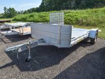 Aluma 7814 Tilt Utility Trailer w/Rock Guard Photo Thumbnail 1