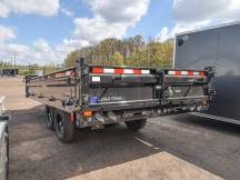 DZ 96X16 14K w/Fold Down Sides Deckover Dump Trailer Photo Thumbnail 3
