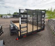 77"x12' w/Solid Sides Utility Trailer Photo Thumbnail 2