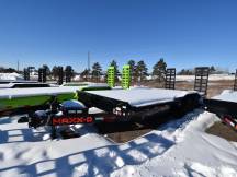 **DEMO H8X 102"x18'+2' Dove 16K Equipment Trailer Photo Thumbnail 1