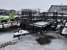 77"x12' w/Solid Sides Utility Trailer Photo Thumbnail 1
