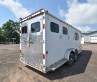 2002 Horton 2 Horse Overnighter Trailer Photo Thumbnail 4