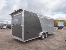7.5'x27' Drive In/Out Snowmobile/UTV Enclosed Trailer Photo Thumbnail 2