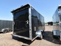 LTF 7'x16' Aluminum Enclosed Cargo Trailer w/Windows Photo Thumbnail 2