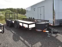H & H 82"x20' 10K Utility Trailer Photo Thumbnail 1